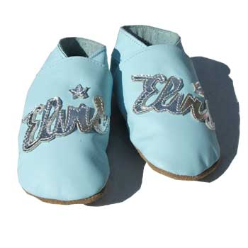 Logo Design Kids Clothes on Soft Baby Shoes   Elvis Logo Baby Shoes