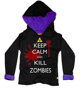 Keep Calm & Kill Zombies Kids Hoody