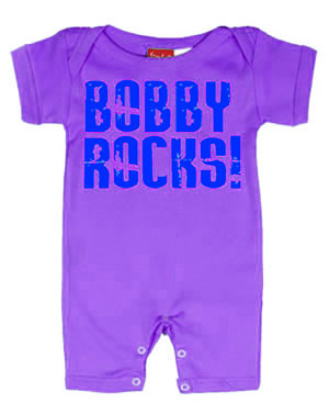 ROCKS SUMMER Personalised Baby Romper